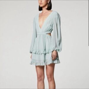 ELLIATT CUTOUT DRESS MINI SAGE S